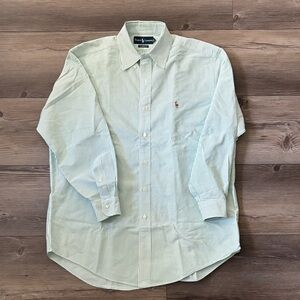 Ralph Lauren Mint Striped Casual Shirt